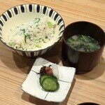 MITARI - しらすと菜の花の土鍋ご飯