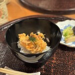 心根 - ご飯もの　桜エビのかき揚げ