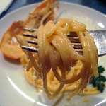 オステリアベーネ - 手長えびのアメリケーヌソーススパゲティ1800円