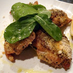 オステリアベーネ - 知床鶏のソテー小悪魔風1500円