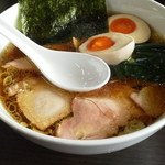 とら食堂 - チャーシュー麺　煮卵入り　９８０円　