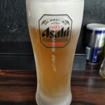 らーめん 稲荷屋 - 生ビール 450円 ♪