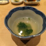 鮨 はしもと - 魚で出汁を取って作られたお吸い物