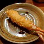 Oosaka Kushikatsu Tentekomai - えび：130円