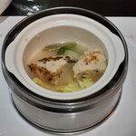 趙の飲茶 888 - 豆腐ハンバーグみたいなおかず。