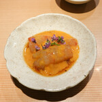 東麻布 天本 - ぼたん海老紹興酒漬け