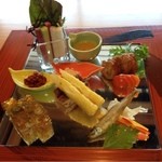 レストラン QUATRE CINQ (道後夢蔵) - 河豚の煮こごりが特に美味しかったです