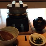 レストラン QUATRE CINQ (道後夢蔵) - 釜飯とお吸い物