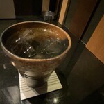 Katsuragi - 白鷹（米焼酎）水割り