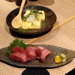 Aomori No Niku To Yasai Yadara Mexe - 大鰐シャモロックの鶏出汁巻たまご、頭肉大トロ刺