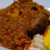 イル カルディナーレ 銀座本店 - “オッソブーコ” サフランリゾット添え