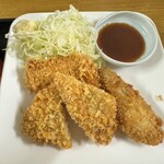 Ajiya - マアジフライ定食880円