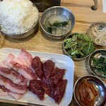 Juujuu Ya - 牛バラカルビ･ハラミ定食