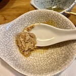 つり舟割烹 三河屋 - あん肝を添えて…