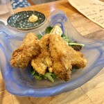 つり舟割烹 三河屋 - 牡蠣サックサク