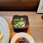 Akameno Oyaji - ほうれん草と茸のお浸し