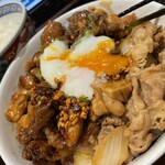 Yoshinoya - 新スタミナ超特盛半玉丼、やばー！