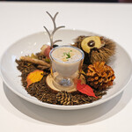 ラトラスフィス - ランチコース 6405円 のアミューズ 収穫祭