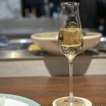 神戸牛 銀座和牛想榮 - シャンパン