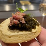 神戸牛 銀座和牛想榮 - 焼きたてパンケーキに合わせて