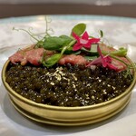 神戸牛 銀座和牛想榮 - キャビアと和牛タルタル