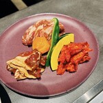 焼肉ホルモン 風土. - ジンギスカン三種盛り