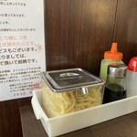 ラーメン 杉田家 - この刻み生姜が合います