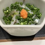 玄品 新宿三丁目 ふぐ・うなぎ料理 - 付き出し(ふぐ皮の湯引き