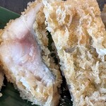 あじふらい てしお - 見事に美味しそうな断面