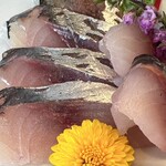 あじふらい てしお - 鯵の刺身