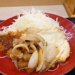 239189958 - ホル玉とロースカツの合い盛りはJARO