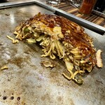 Okonomiyaki Kiji - モダン焼き　もやしトッピング