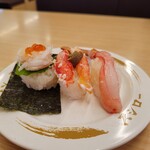 スシロー - 本ずわいがに三種盛り