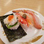 スシロー - 本ずわいがに三種盛り