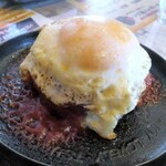 食っきんぐ Misa - 日替わりランチ（目玉焼きハンバーグ）