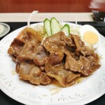 沢庵 - 生姜焼き定食