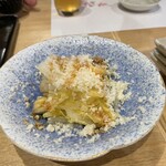 小西鮨 - 白菜麹漬け山わさび掛け