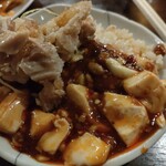 池袋大酒場 - 油淋鶏と麻婆豆腐とチャーハンを合体させて食う最強飯