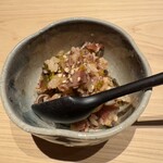 枯淡 - 蛍烏賊と花わさびとシャリ　丼で食べたい