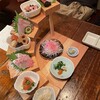 Hakata Robata Fisshuman - 見た目も楽しい♫お刺身おばんざいの階段盛り