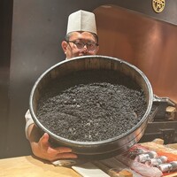 麻布 黒しゃり - 
