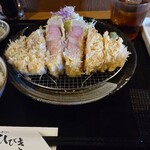 とんかつ ひびき - 林SPF特上ロースカツ定食