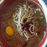 徳島ラーメン 麺王 - また、たまご(笑)