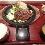 Wagyu steak daichi - ワサビおろしのハンバーグランチ