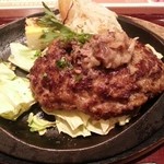 Wagyu steak daichi - メインのハンバーグ。200gでーす