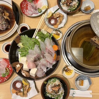[鲷鱼套餐] 使用高级国产鲷鱼的套餐3,200日元～