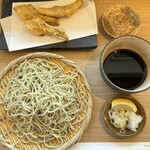 江戸そば マルノ - 積丹産 八角の天ぷら　蕎麦セット