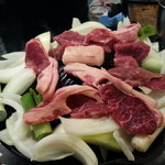 成吉思汗 だるま - お肉も良いバランスでした（２０１４年１月）。