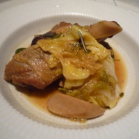 アロマフレスカ 名古屋 - メインの肉料理。ホロホロ鶏。