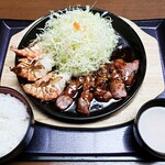 Harima No Sato - オニテナガエビ＆トンテキ定食